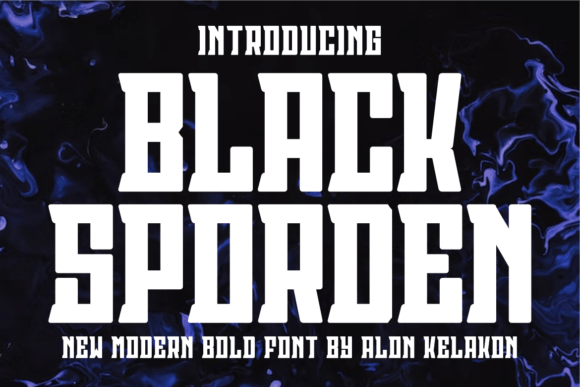Black Sporden Font Review for Bold Web Design
