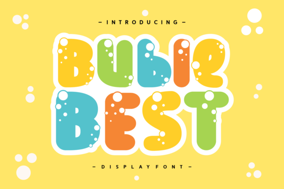 Buble Best Font Review: Playful Display Type for Branding