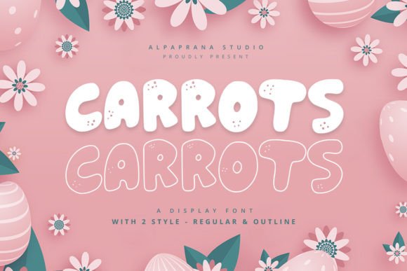 Carrots Font: A Playful Display Typeface for Web Design