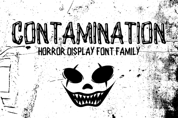 Contamination Font: Editorial Design for Horror Layouts