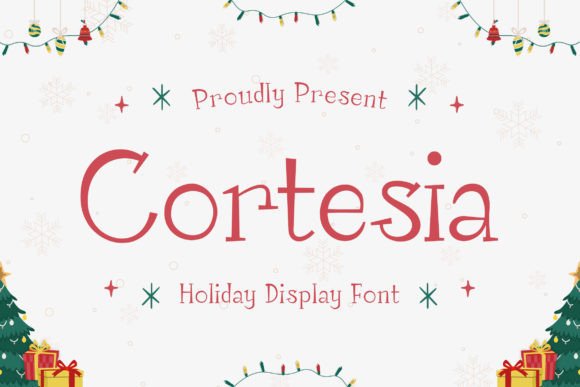 Cortesia Font: Adding Warmth to Holiday Brand Identity