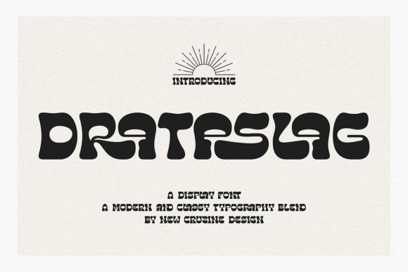 Drataslag Font: Bold Display Typography for Web Design