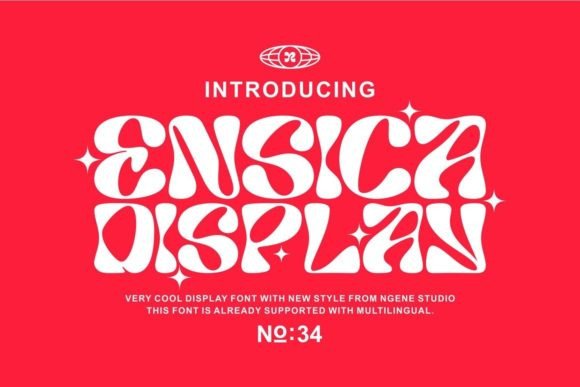 Ensica Font: Modern Typography for Handmade Products