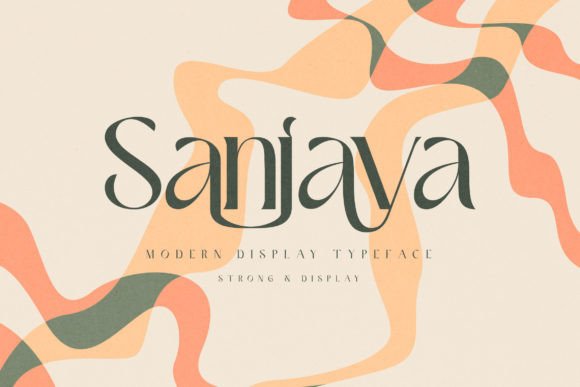 Ez-sanjaya: A Modern Display Font for Web Design
