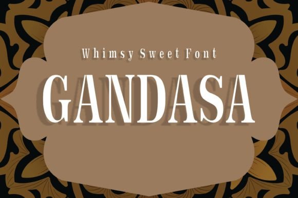 Gandasa Font: Elevate Your Small Business Branding