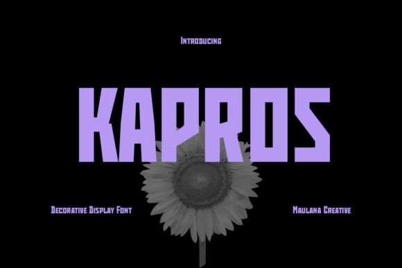 Kapros Font: Elevate Digital Campaigns with Neon Display Type