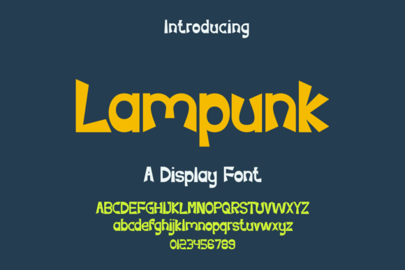 Lampunk Font: Bold Display Typography for Digital Campaigns