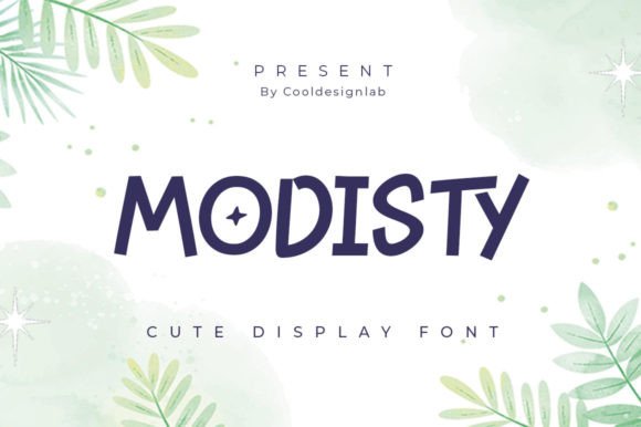 Modisty Font: Adding Playful Display Type to Web Layouts