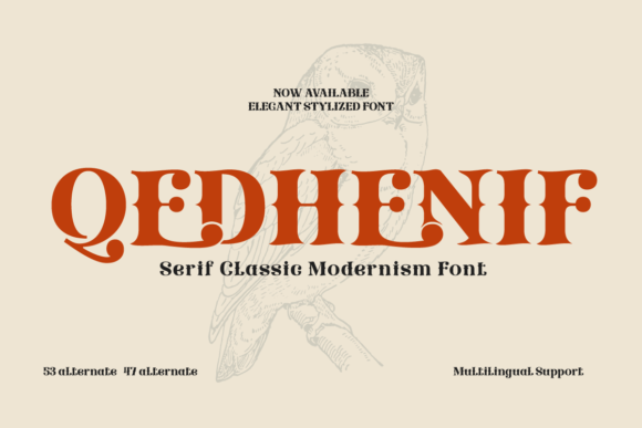 Qedhenif Font: Elevating Handmade Labels & Packaging
