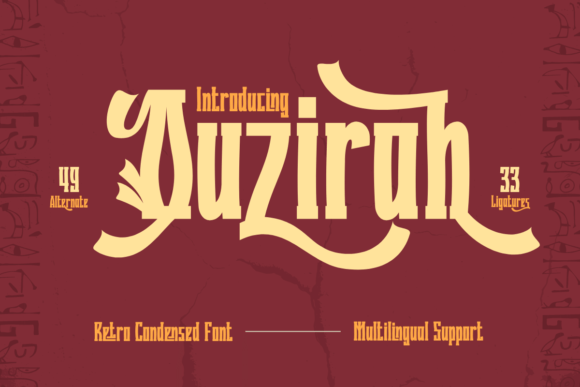 Quzirah Font Review: Vintage Charm for Business Branding