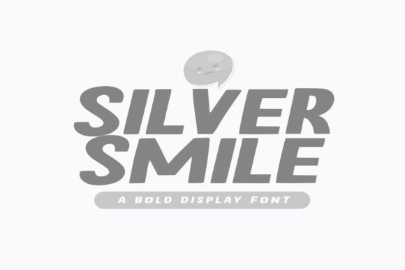 Silver Smile Font: Playful Typography for Editorial Design