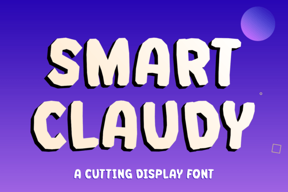 Smart Claudy Font: A Playful Display Typeface for Editorial Design