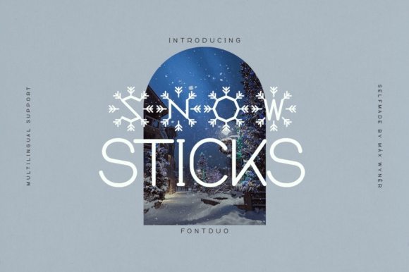 Snow Sticks Font: A Designer’s Take on Whimsical Branding