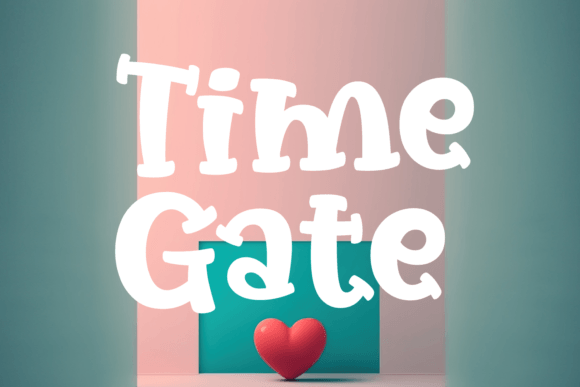 Time Gate Font: Whimsical Branding for Small Business